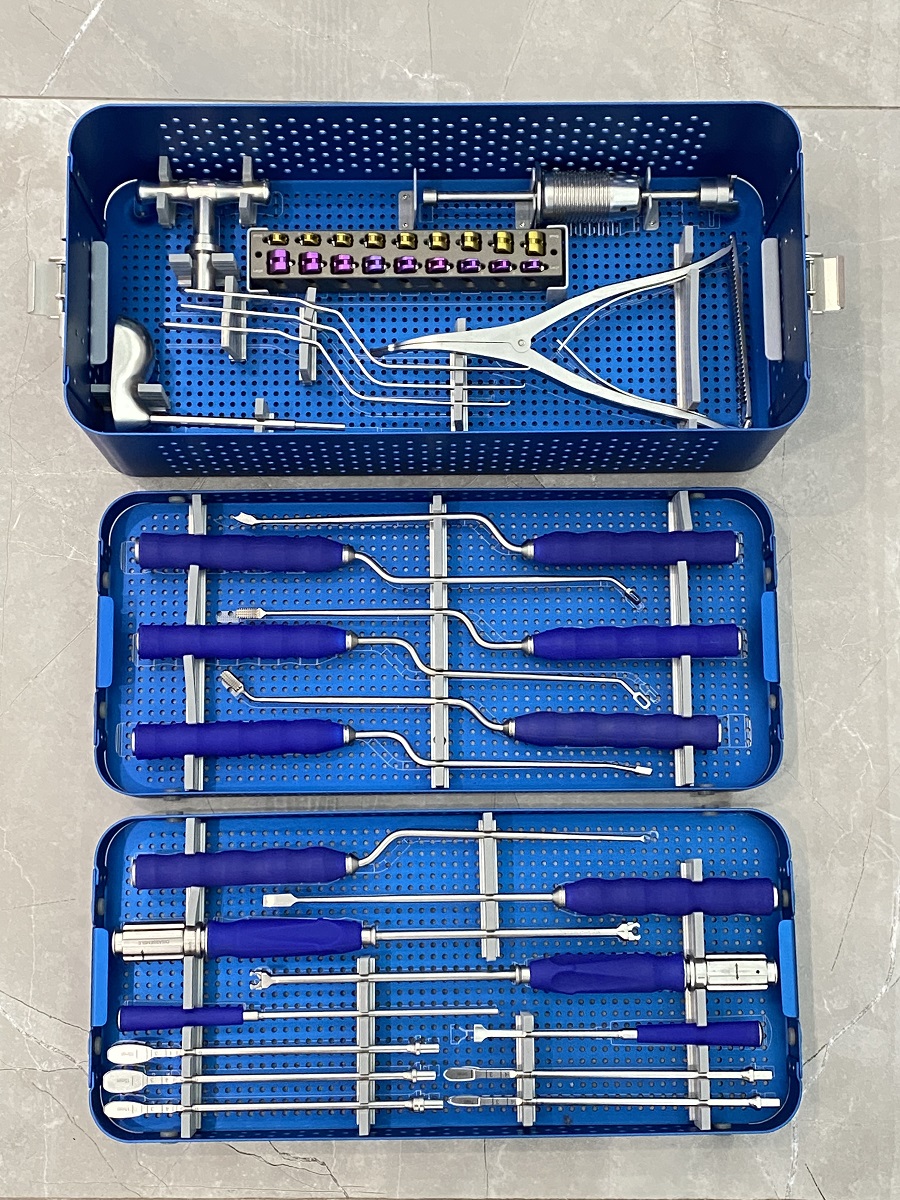 Ensemble d'instruments à cage TLIF PEEK