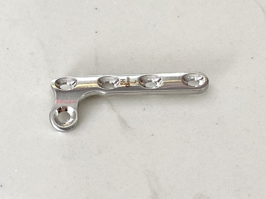 (En forme de L) Doigt (Métatarse) Plaque