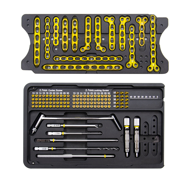 Ensemble d'instruments à plaque de verrouillage à mini-fragments de 2.7 mm