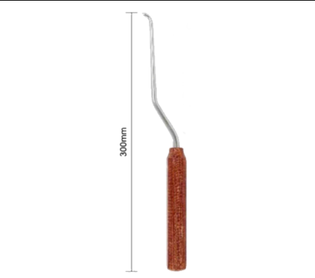 Curette osseuse positive