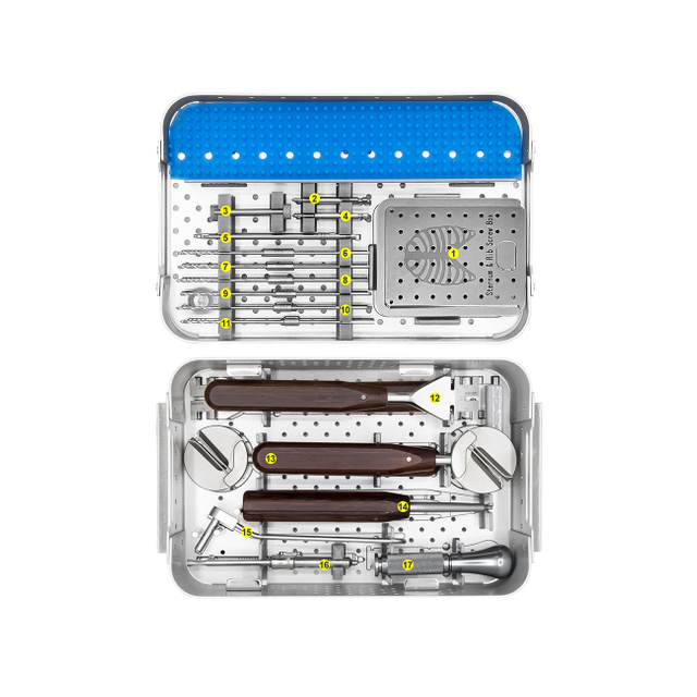 Ensemble d'instruments de plaque de verrouillage de sternum