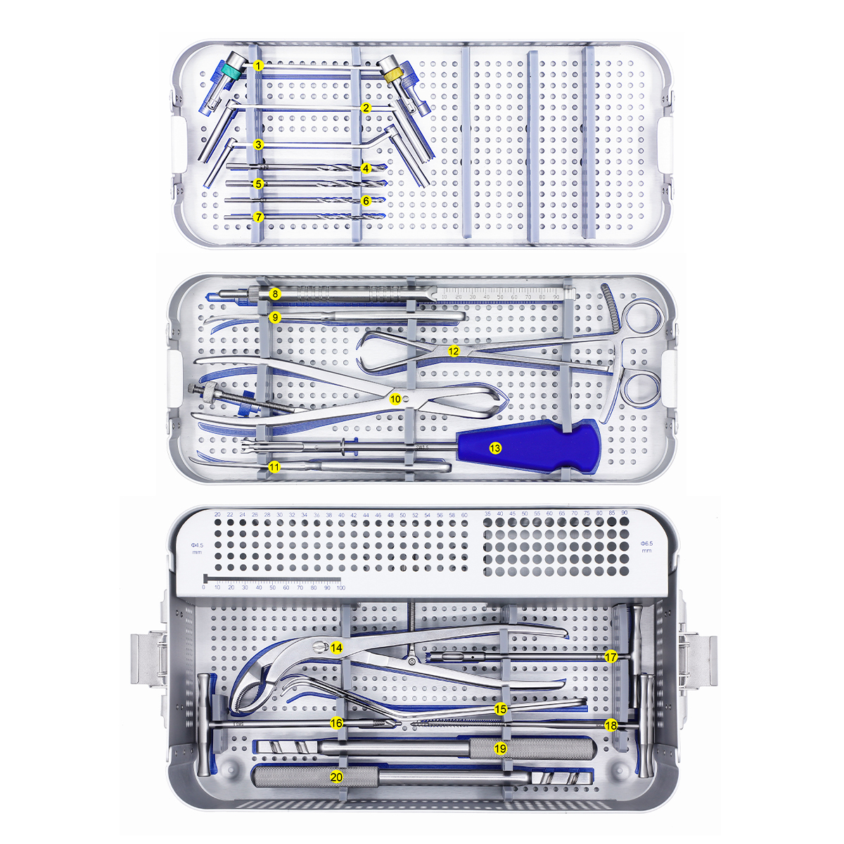 2,7、3.5、5.0-p&eacute;diatrique-ost&eacute;otomie verbure-instrument-instrument - 3200-22