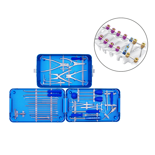 Ensemble d'instruments de fixation cervicale postérieure