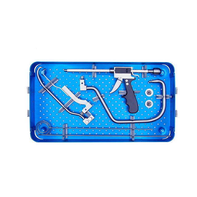 Ensemble d'instruments de pince de réduction colinéaire