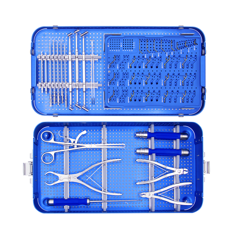 Ensemble d\'instruments à plaque de façonnage laminaire