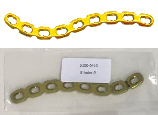 plaque-de-verrouillage-s-clavicule-8 trous-c&ocirc;t&eacute;-droit-czmeditech