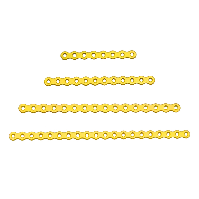 Plaque de reconstruction droite 2.4 mm Plaque maxillo-faciale