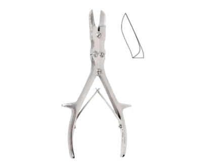 Ciseaux à os à double articulation