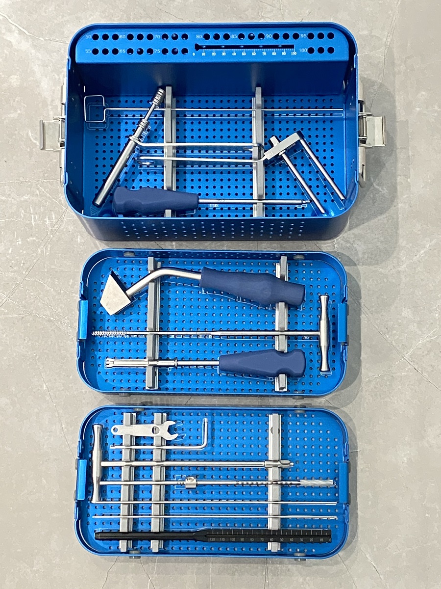 Ensemble d'instruments &agrave; vis canul&eacute;e de 46,5&nbsp;mm