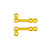 Plaque maxillo-faciale 1.5MM L-plate 4 trous