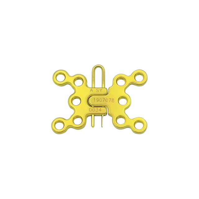 Plaque de verrouillage de sternum avec clip-v