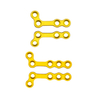 Plaque maxillo-faciale 1.5MM 110° L-plate