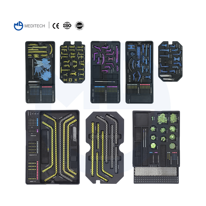Ensemble d'instruments pour plaques maxillo-faciales