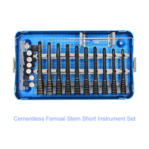 Ensemble d'instruments à tige féminine sans ciment sans ciment