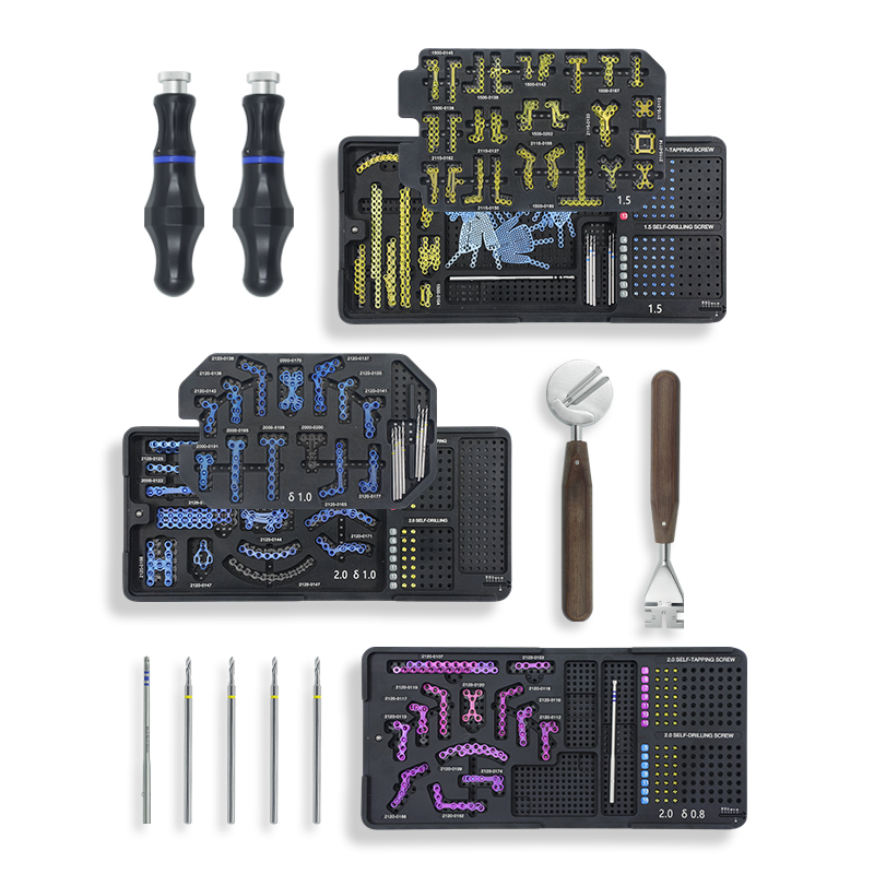 Système de plaques maxillofaciales de 2,0 mm