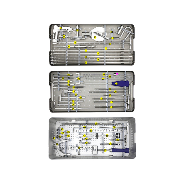 Expert inversé le jeu d'instruments à ongles intramédullaires fémoraux fémoraux