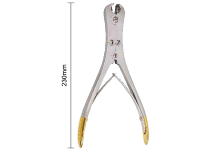 Sheras en fil de fer à double joint incrusté