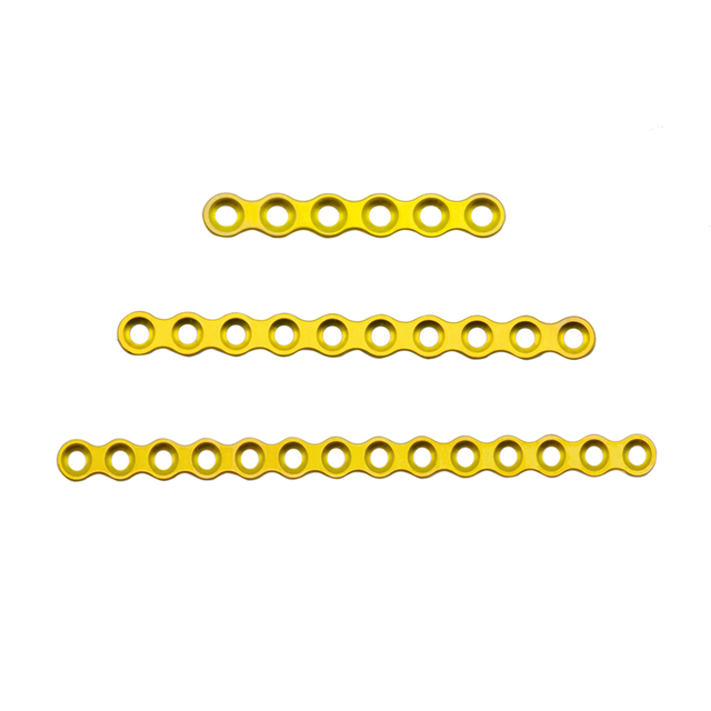 Plaque maxillo-faciale à plaque droite de 1,5 mm