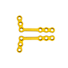 Plaque maxillo-faciale 1.5MM L-plate 6 trous