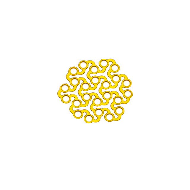 Maille en titane minimalement interconnectée