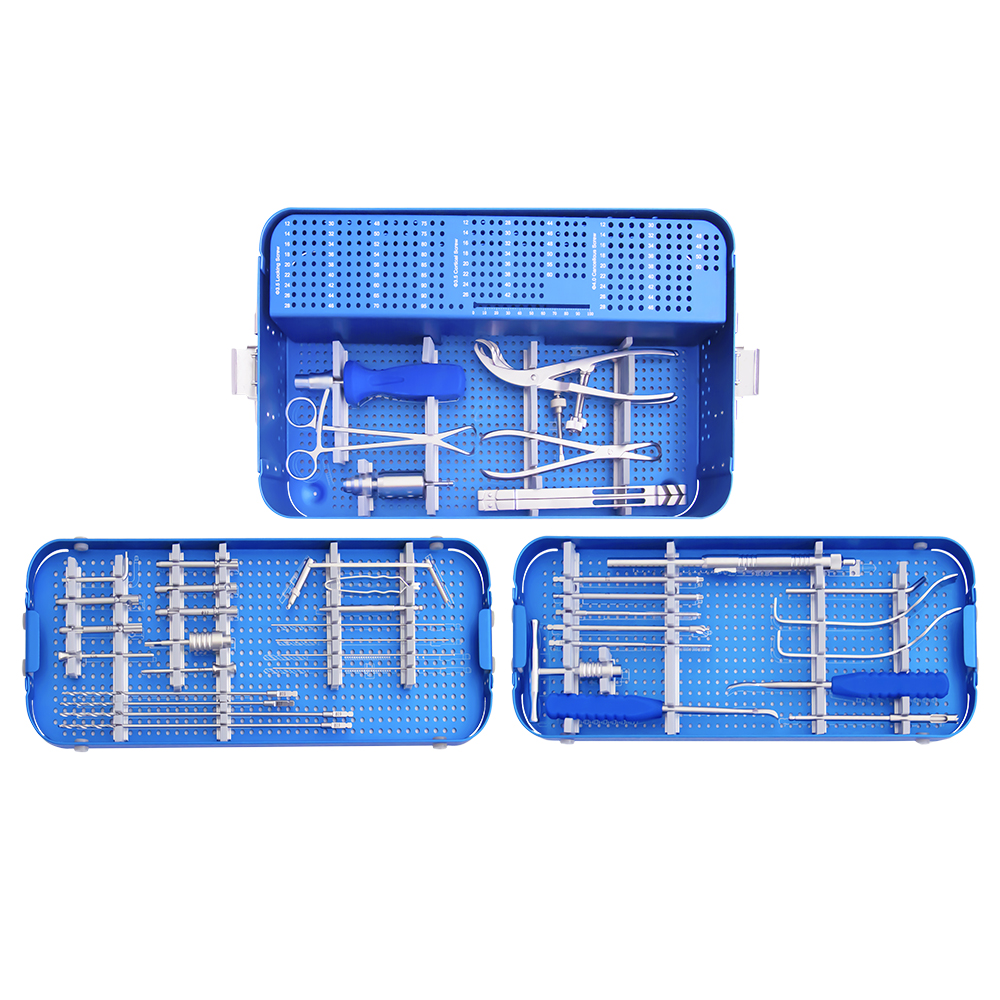 Ensemble d\'instruments à plaque de verrouillage pour petits fragments (AO)