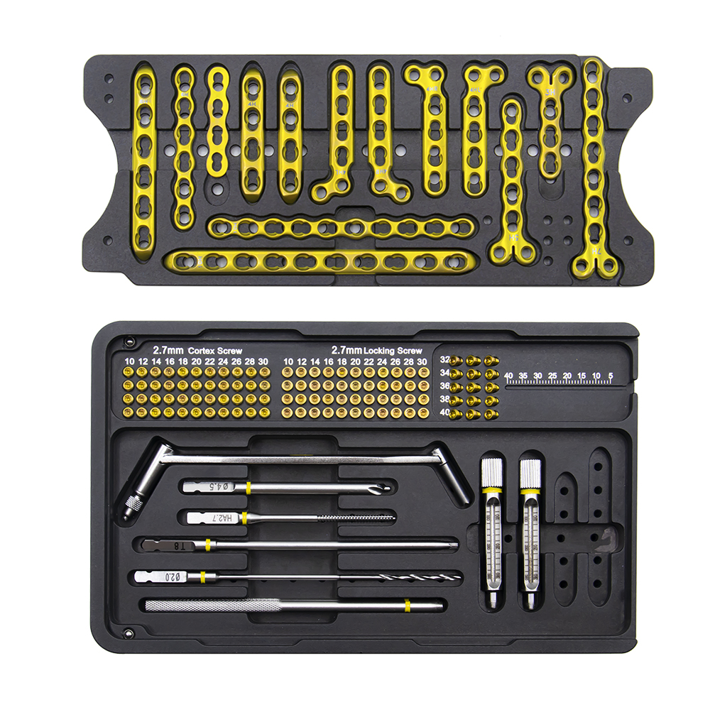 Ensemble d\'instruments à plaque de verrouillage pour mini-fragments de 2,7 mm