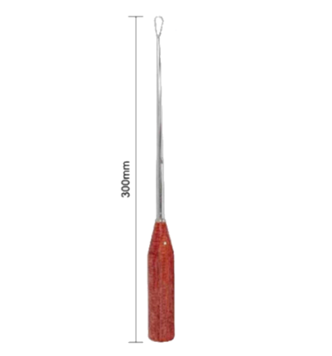Curette osseuse elliptique