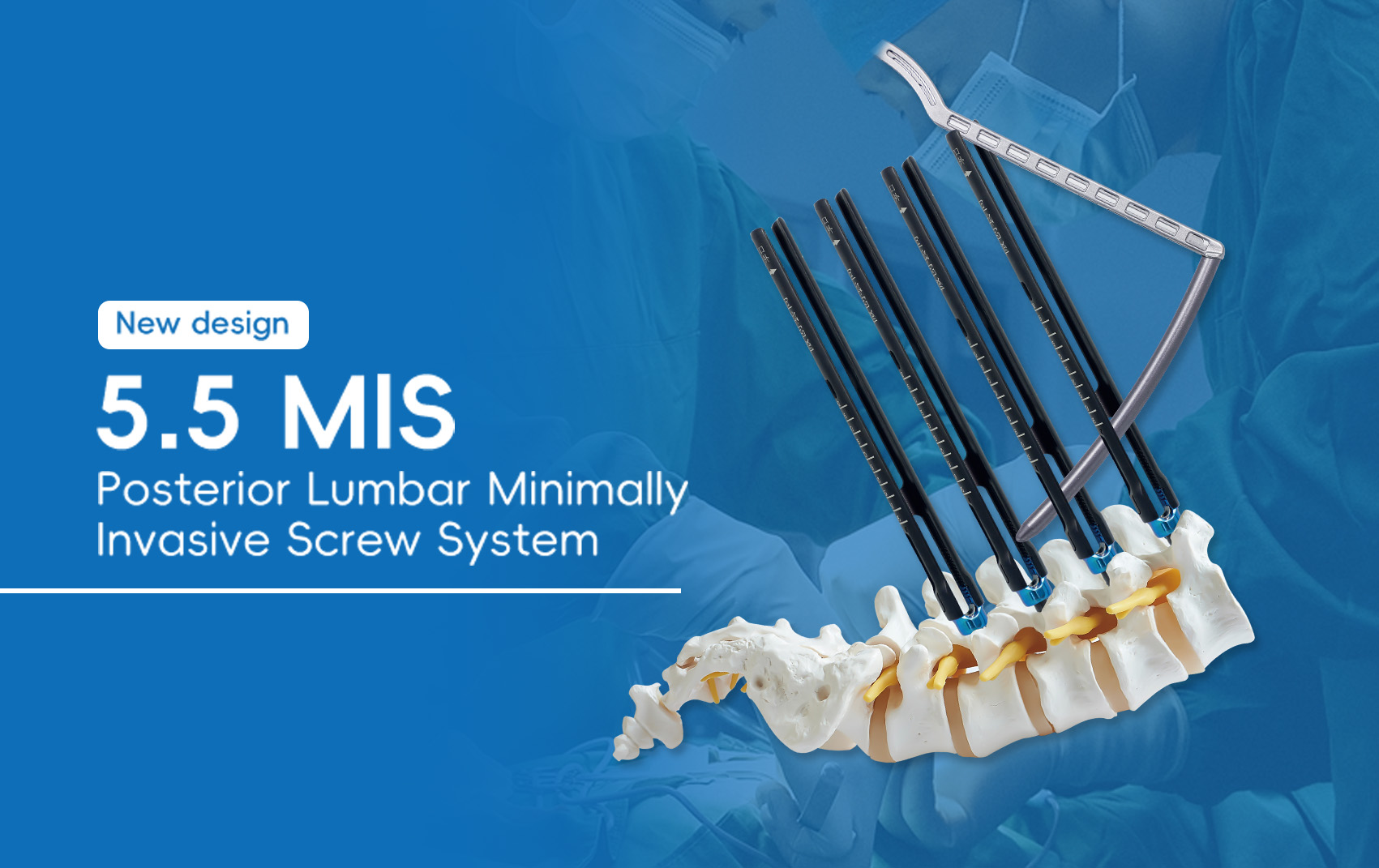 Nouveau conception de R&D Le système de colonne vertébrale mini-invasif (MIS)