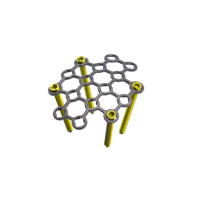 Plaque de verrouillage en maille rotulienne