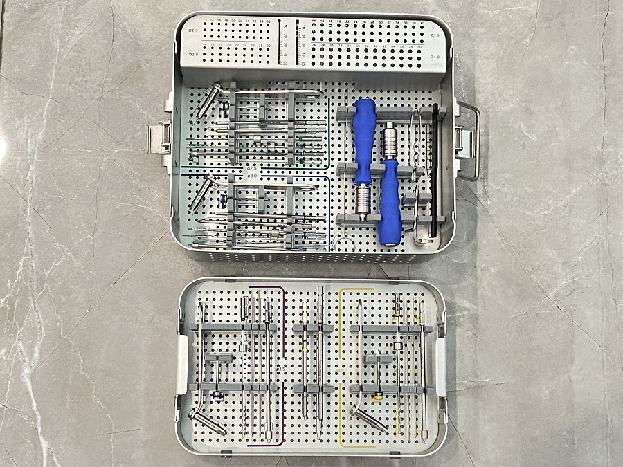 Ensemble d'instruments &agrave; vis Herbert 2,5/3,0/3,5/4,0 mm