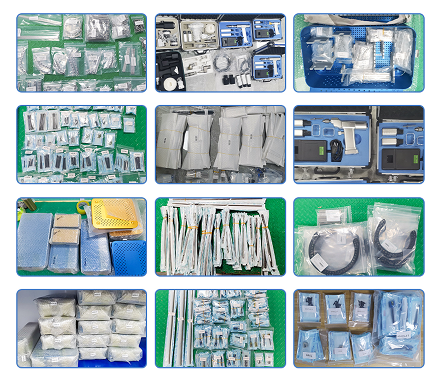 ensemble d'instruments pour plaques maxillo-faciales