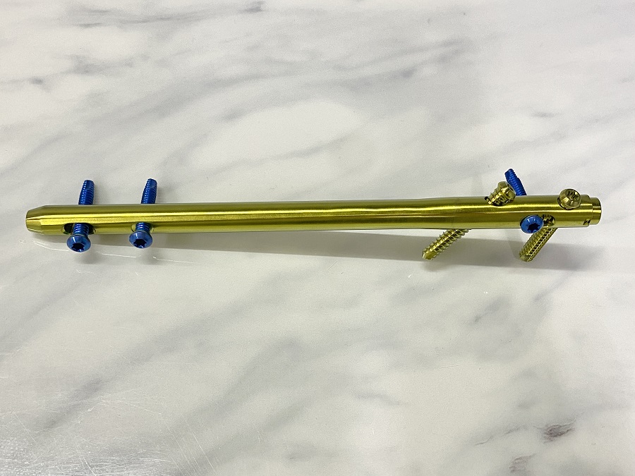 Clou de cheville de fusion de l'arri&egrave;re-pied