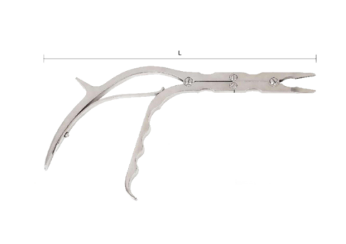 Pince gouge à double joint (type pistolet)