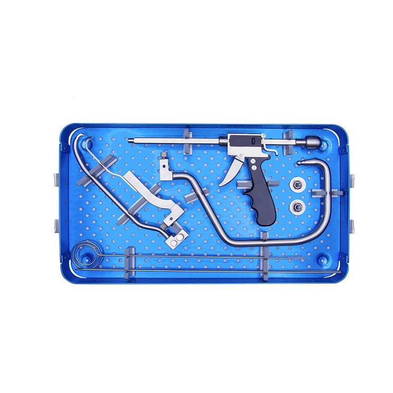 Ensemble d\'instruments de pince de réduction colinéaire