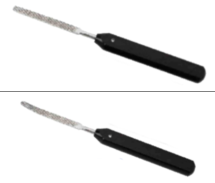 Fichier d'os de doigt