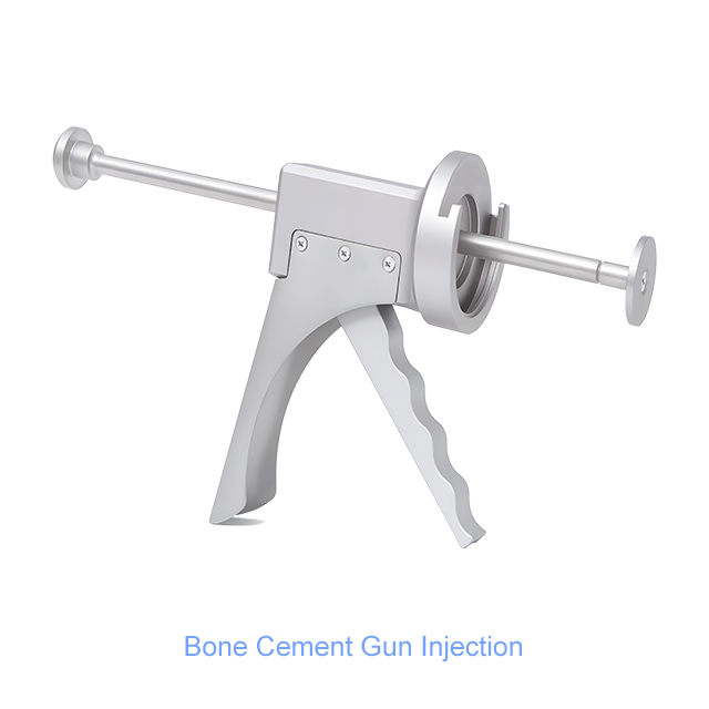 Injection de pistolet en ciment osseux