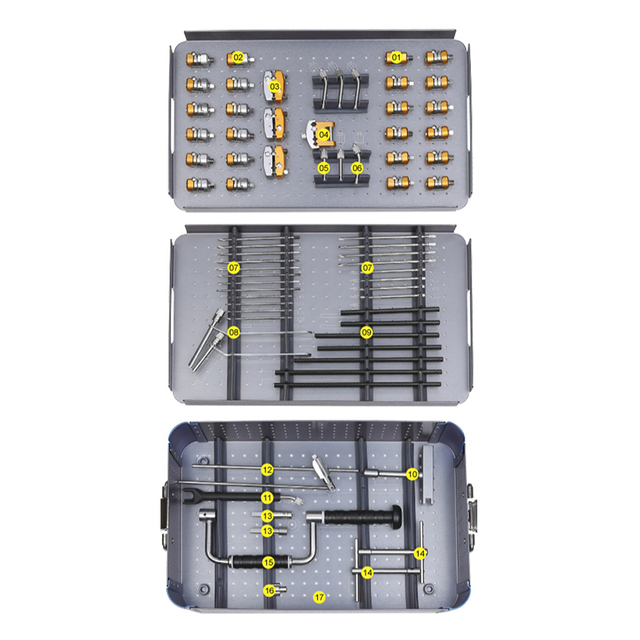 Type de Hoffmann Small Fragment External Fixator Instrument Set 7100-01