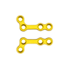 Plaque maxillo-faciale 1.5MM 110° L-plate