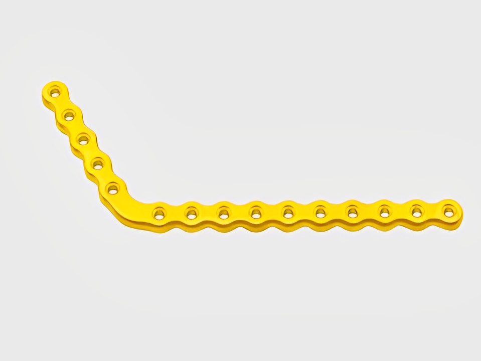 Plaque de reconstruction maxillo-faciale