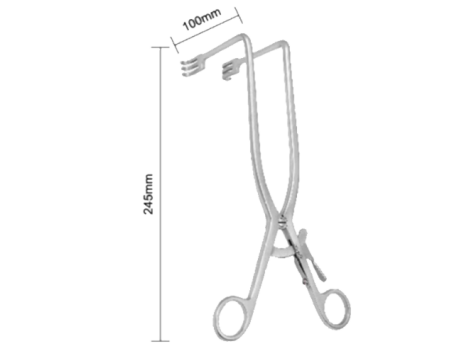 Rétracteur d'articulation (crochets multiples)