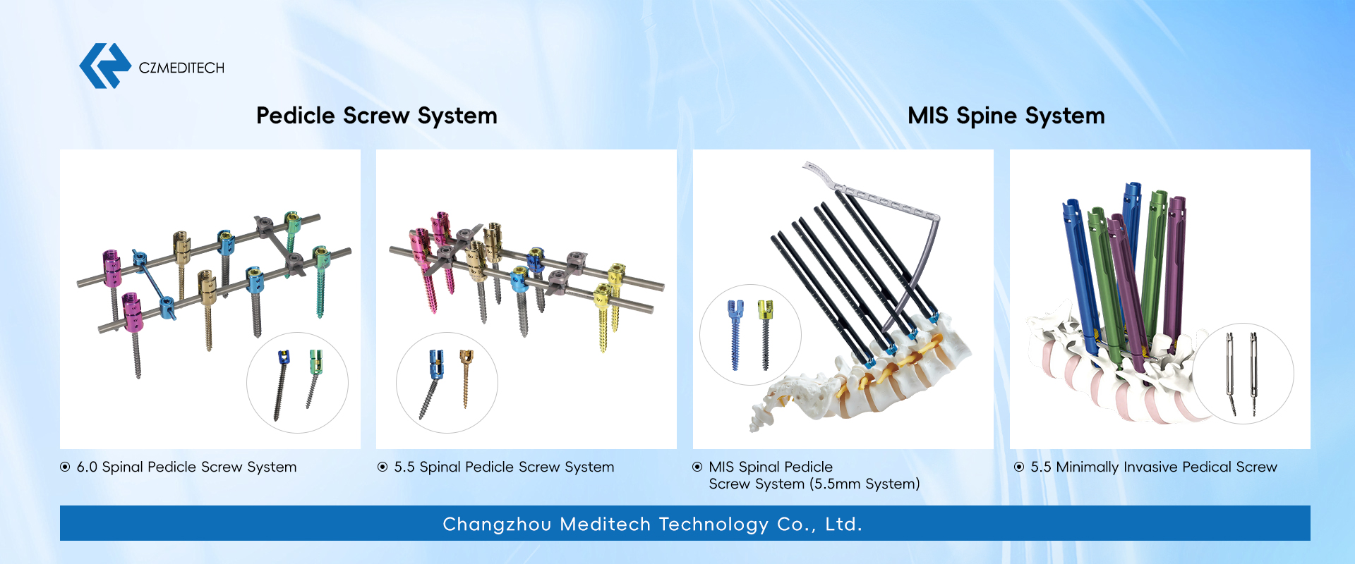 Syst&egrave;me de vis p&eacute;diculaire-MIS Spine System-CZMEDITECH.jpg